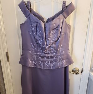 Lavender bridesmaid dress